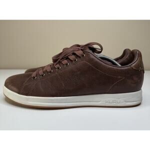 KURU Roam Classic Court Sneaker Mens 12M Clove Brown Leather Low Lace Up Modern